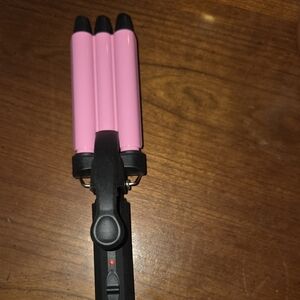 Pink and Black Mini Hair Waver/ Crimper